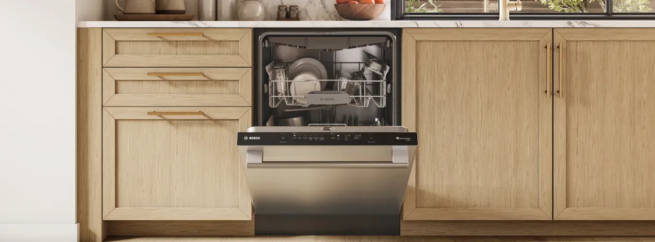 bosch-dishwasher-SHX53DM5N-stainless-steel-open